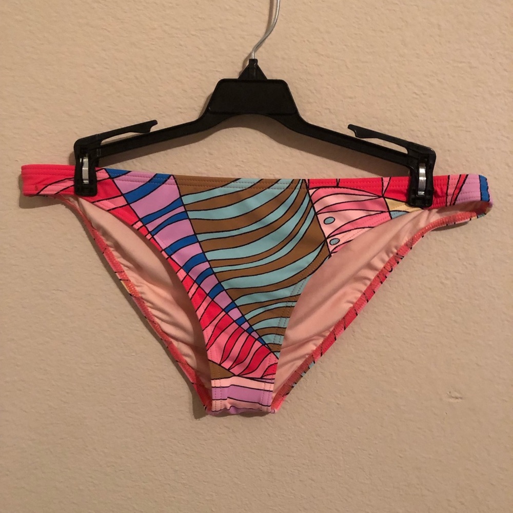 BILLABONG SURFADELIC TROPIC BIKINI BOTTOM MULTI COLORED SIZE L(12)